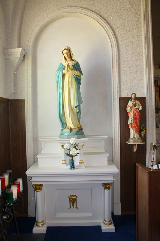 Side Altar St. Mary at St. Rose Mount Vernon